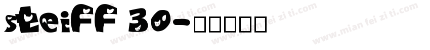 steiff 30字体转换